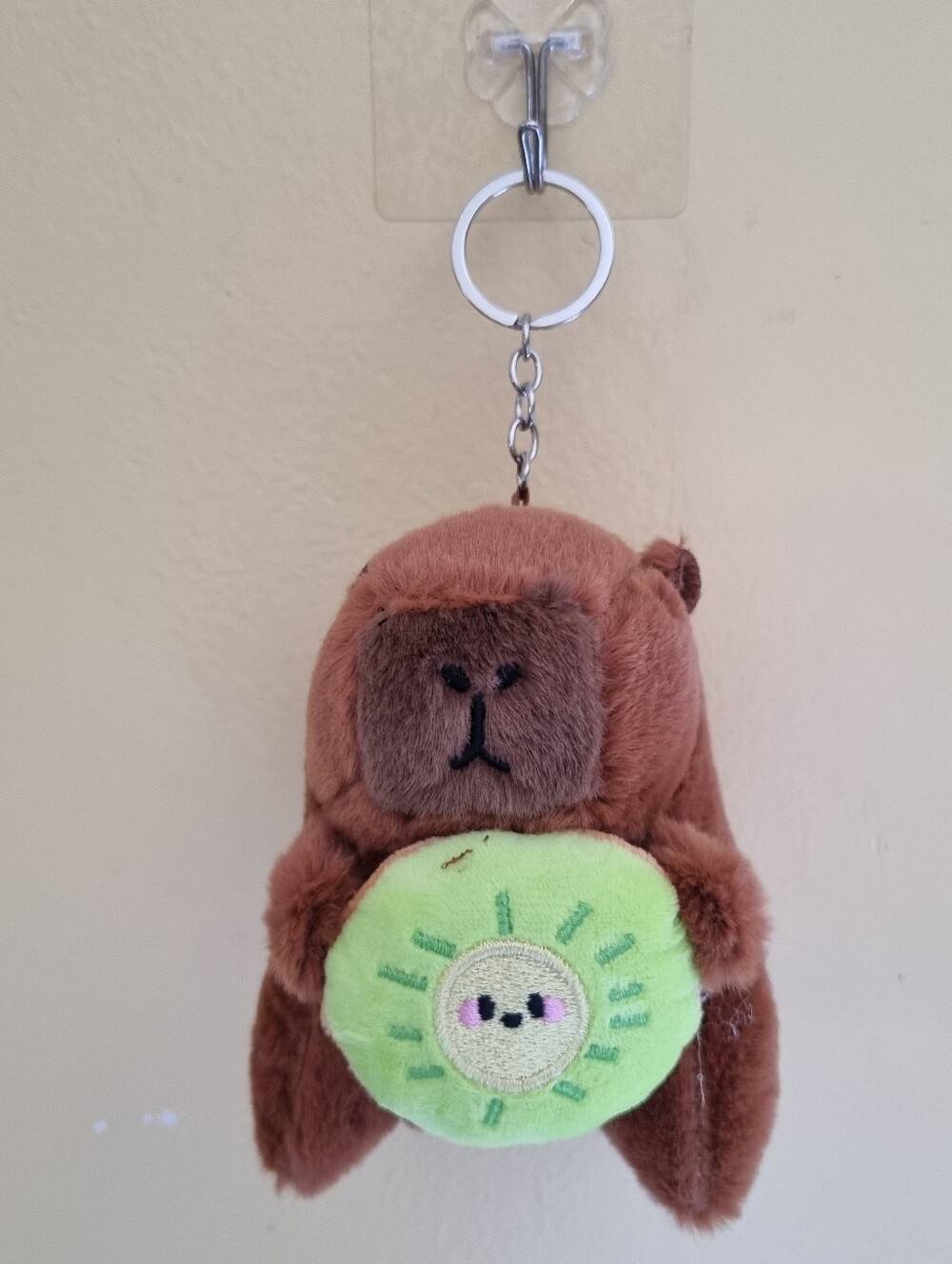 Cute Capybara Kids Bag Keychain Soft Plush Stuffed Toy Plushies Bag Accessories